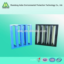 Factory Price V Shape Pleated Air Filter For Air Conditioner